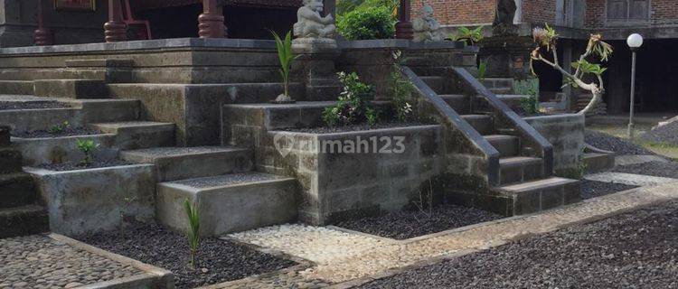 Dijual rumah style bali dikelilingi sawah dan view gunung, lokasi antosari tabanan dekat tol Gilimanuk - Mengwi 1