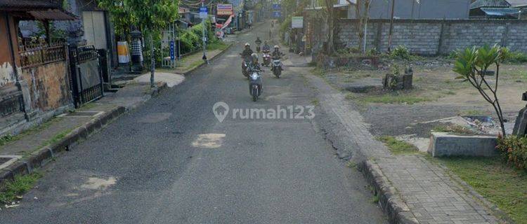 Disewakan Sebidang Tanah Kosong Lokasi Jalan Utama Astasura Denpasar Utara 1