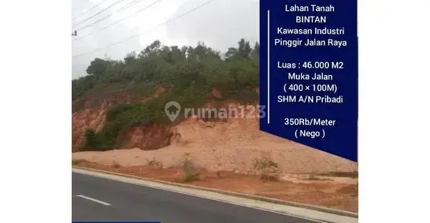 Lahan Tanah Kawasan Industri Galang Batang. Bintan 1