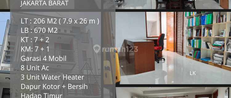 Dijual Segera Rumah Lux 4 Lantai,Cluster Palmerah Residence. Jakarta Barat 1