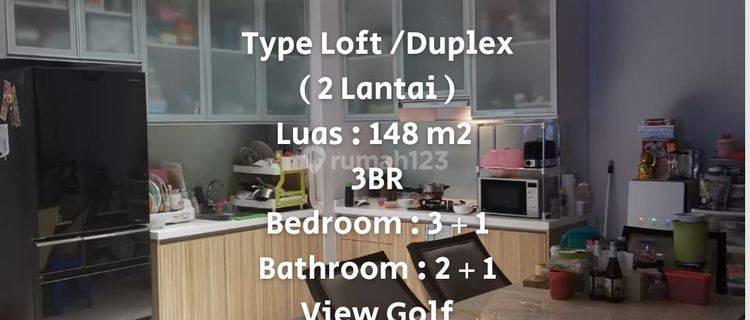 Dijual Dan Disewakan Apartemen Satu8 Satu8 Residence 3 Br View Golf, Kedoya. Jakarta Barat 1