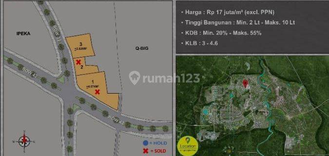 Di Jual Kavling Komersial A16 Bsd City 1