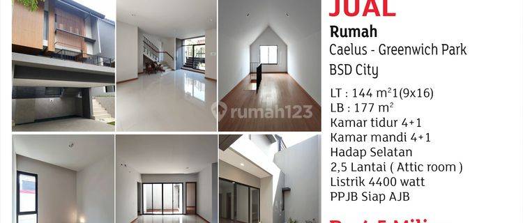 Jual Rumah Caelus Greenwich Park Bsd City Bagus Dan Rapih 1