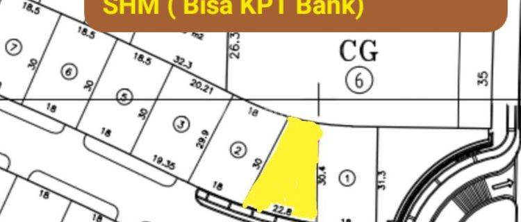 MURAH Rp.12 jt/m2 Tanah Bukit Golf Internasional Citraland GA1 - SHM -Bisa KPT Bank 1