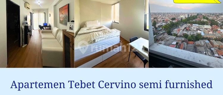 Tebet Cervino Apartment 2 Bedrooms 10th Floor Semi Furnished 1