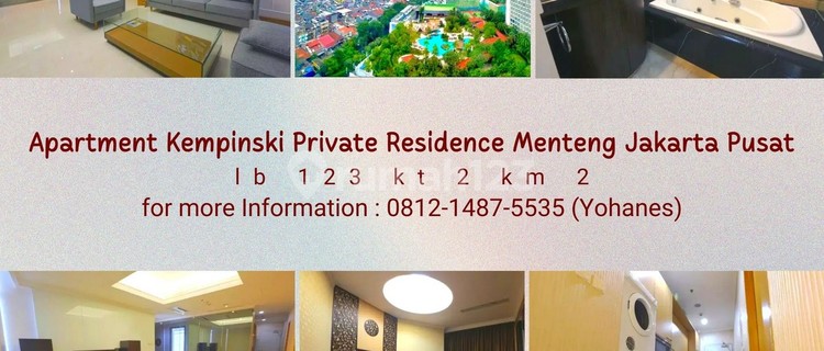 Kempinski Private Residence 2Br Lantai 19 Sangat Strategis 1