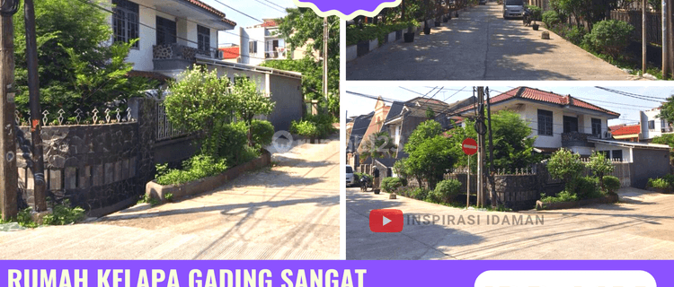 Rumah Kelapa Gading Lokasi Strategis Posisi Hoek Jalan Lebar 1