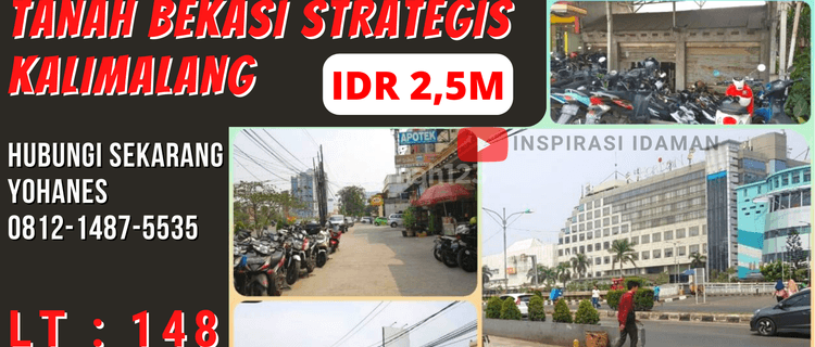 Jual Cepat Tanah Super Strategis di Bekasi Kalimalang 1