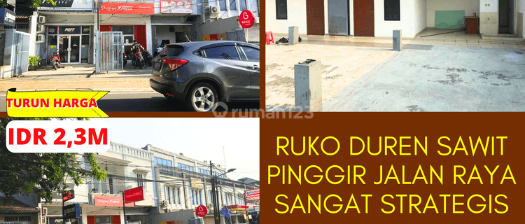Ruko Duren Sawit 2,5 Lantai di Jalan Raya Sangat Strategis 1