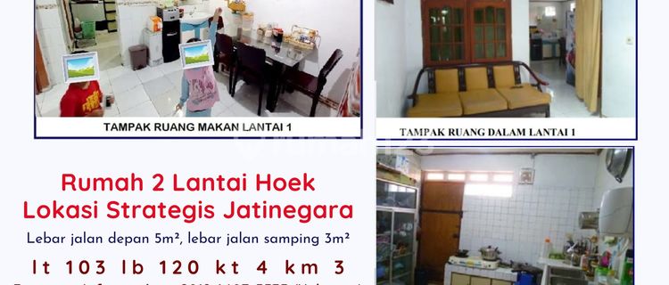 Two-Story Corner House in Strategic Jatinegara Location 1