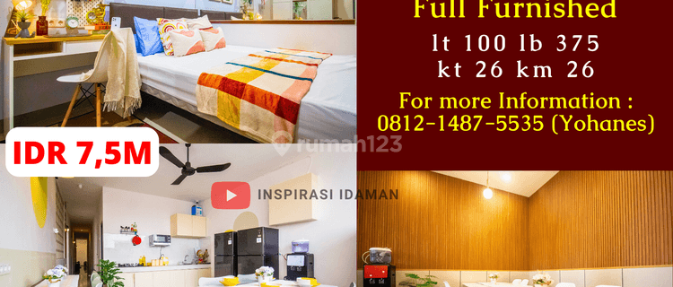 Kost Tomang Citrine Residence 26 Kamar Full Furnished 1