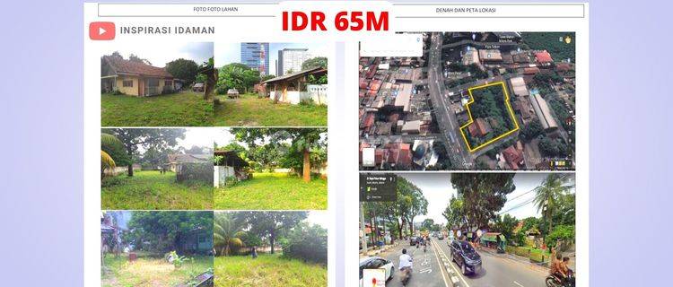 Tanah Kavling Pasar Minggu Raya 3000m² Harga Njop 1