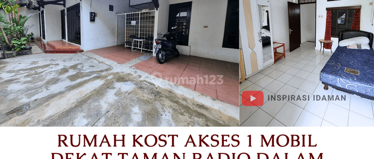 Rumah Kost akses 1 mobil dekat Taman Radio Dalam 248mtr 1