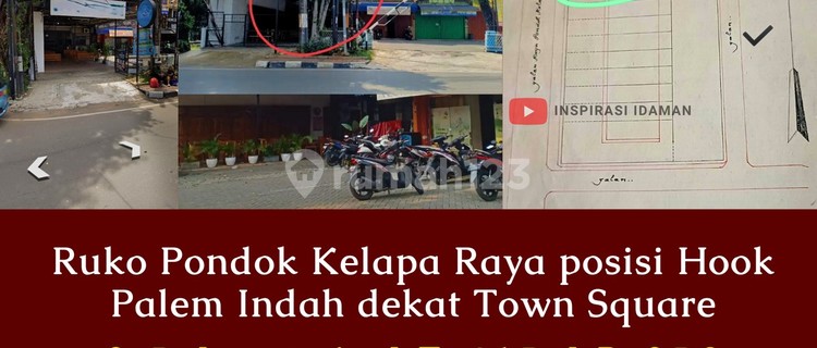 Ruko Pondok Kelapa Raya 415Mtr Position Hook Palem Indah Near Town Square 1