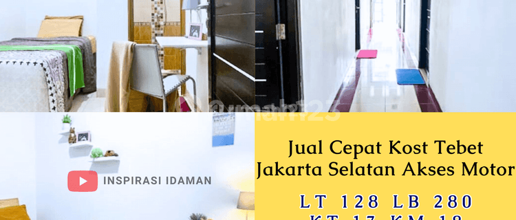 Roi 10 Kost 3 Lantai 17 Kamar Tebet Asem Baris Akses Motor Jual Cepat 1