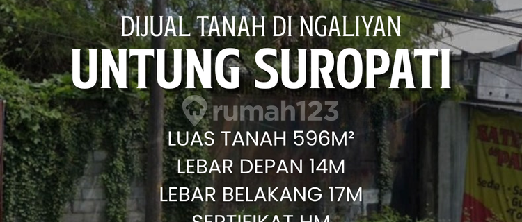 Dijual Kavling Jl Untung Suropati Ngaliyan Semarang 1