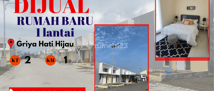 Dijual Rumah Baru Siap Huni 1 Lantai Tipe Ellinwood di Sidoarjo 1