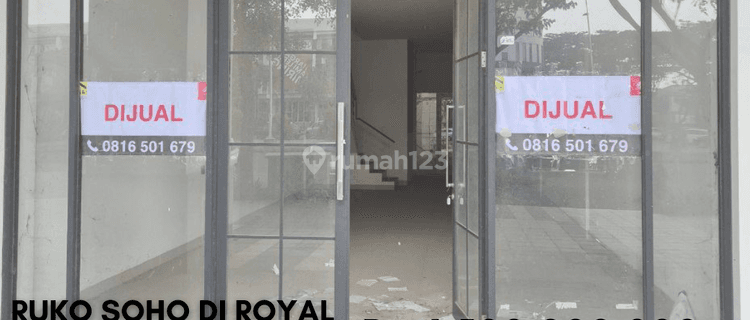 Dijual Ruko Soho Baru 4 Lantai di Lokasi Strategis Royal Residence Surabaya 1