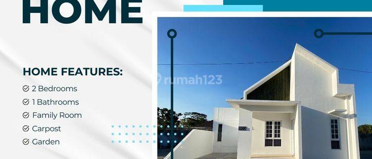 Jual Rumah Scandinavian Type Luas 42 80 Di Klaten Siap Kpr  1