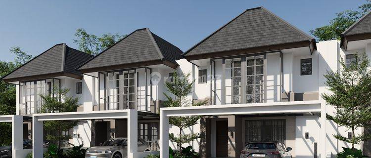 Jual Rumah Megah Konsep American Clasik 2 Lantai Type 128 110m2 Dekat Leman City Hall Jogja 1