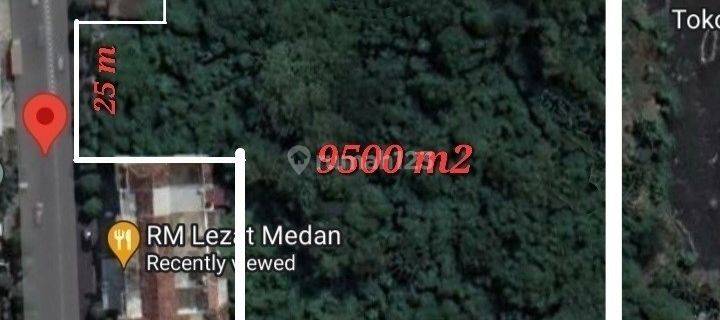 Tanah Pekarangan Strategis, Tepi Jalan Raya Utama Kota Yigyakarta 1