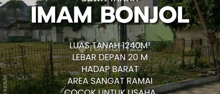 Disewakan Tanah Cocok untuk Usaha di Imam Bonjol Semarang 1