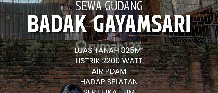 For Rent: Strategic Warehouse in Badak Gayamsari, Semarang 1