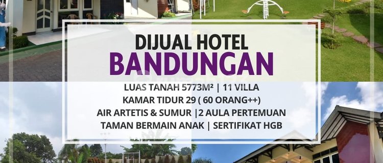 Dijual Hotel Villa di Bandungan Semarang, Dekat 1