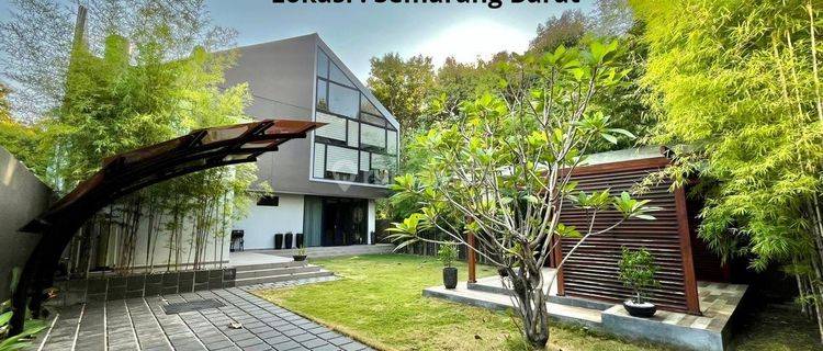 Rumah Mewah Desain Modern Scandinavian Style Furnished 1