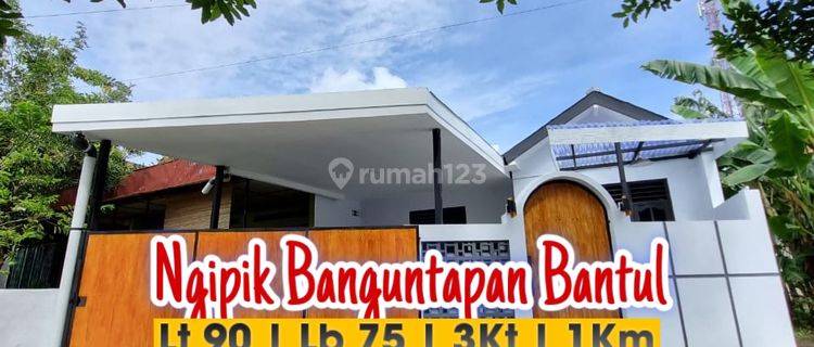 Rumah Baru Dekat Uad Terpadu Di Ngipik Banguntapan Bantul Rumah SHM - Sertifikat Hak Milik Baru di Banguntapan 1