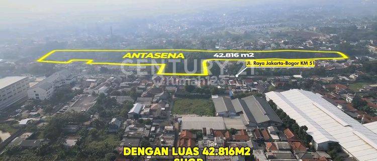 LAHAN STRATEGIS JUAL SETENGAH HARGA APPRAISAL DI JL RAYA BOGOR 1