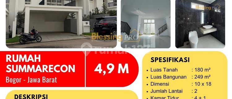 Modern Minimalist House for Sale in Summarecon Bogor, West Java 1