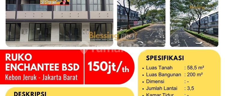 For Rent Quick Enchantee Shop House, BSD, Tangerang 1