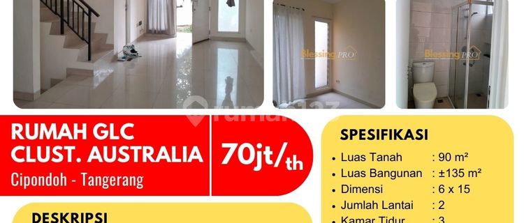 For Rent Fast Green Lake City Clust. Australia House, Cipondoh, Tangerang 1