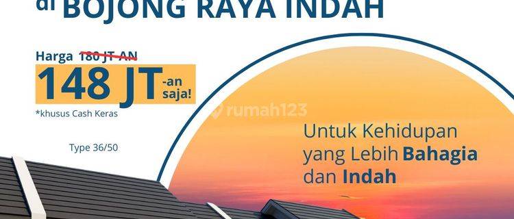 Rumah murah di bojong malaka Promo 10 jt casback 1