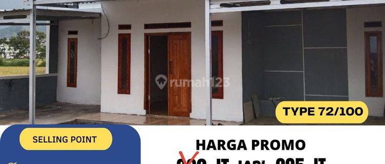 Rumah murah 1 lantai type 72/100 dekat kota bandung 1