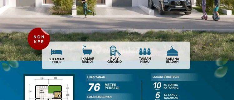 Rumah 1 lantai cluster baru full spek dikatapang 1