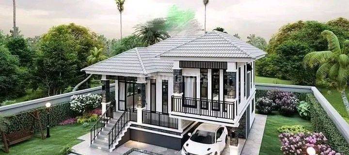 Rumah mewah  di Jl HR Soebrantas Panam 2 Lantai Area Bisnis Dan Perkantoran 1