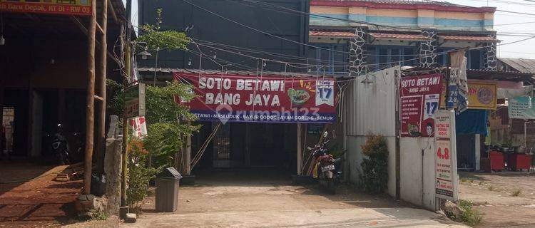 Jual Kios 1 Lantai, Jl.Raya Tanah Baru,Beji,Depok 1