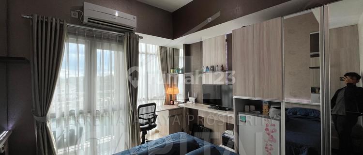 Cozy and Clean Unit at TMJ Taman Melati Jatinangor Apartment Fully Furnished Annual Lease Package with Beautiful Views Swimming Pool Rice Fields and Cincin Bridge 1