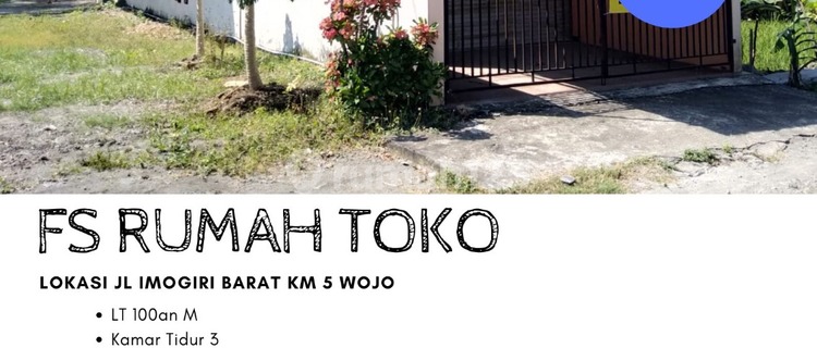 750M: Shop House for Sale on West Imogiri Road KM 5 1