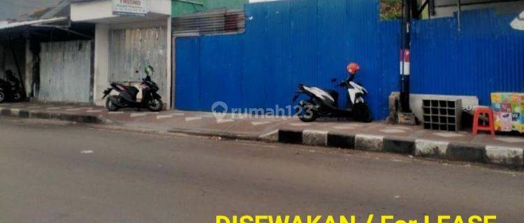 Disewakan 1000 m2 Tanah Nol Jalan Raya Sidoarjo Kota di Jl.Teuku Umar  STRATEGIS Komersial area sebaris Mie Gacoan Cocok buat Segala Usaha  1