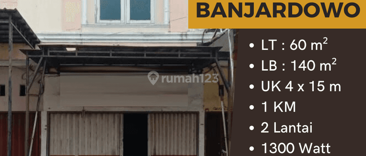 Dijual Ruko 2 Lt Banjardowo 1