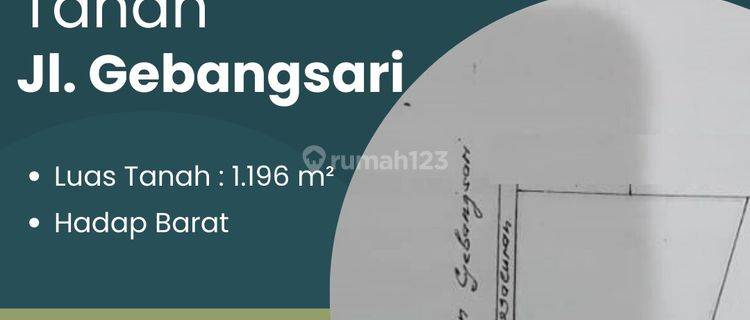 Disewakan Tanah Gabangsari Genuksari Semarang  1