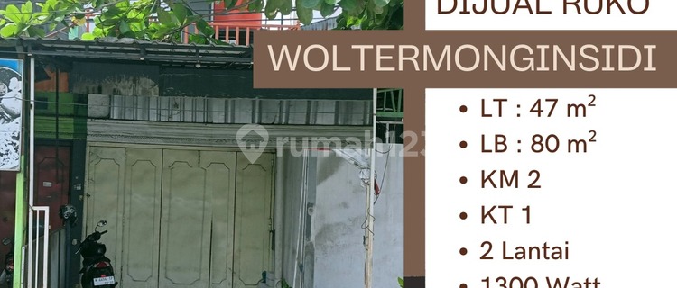 DIJUAL RUKO 2 LT JL WOLTER MONGINSIDI PEDURUNGAN SEMARANG  1