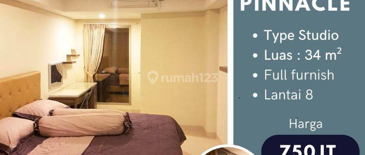 Disewakan Apartemen Pinnacle Lt 8 Full Furnish Type Studio  1