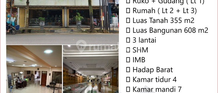 Shop House Area on Panglima Sudirman Street, Trenggalek 1