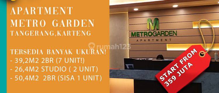 Dijual Apartemen Metro Garden Studio  1