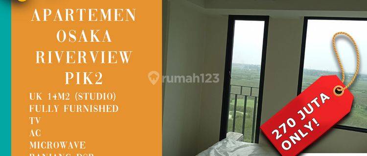 Dijual Apartemen Osaka Pik2 Full Furnished,harga Terjangkau 1