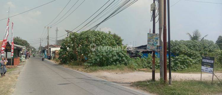 Tanah Nempel Jalan Utama Kubang Laban Cilegon 1